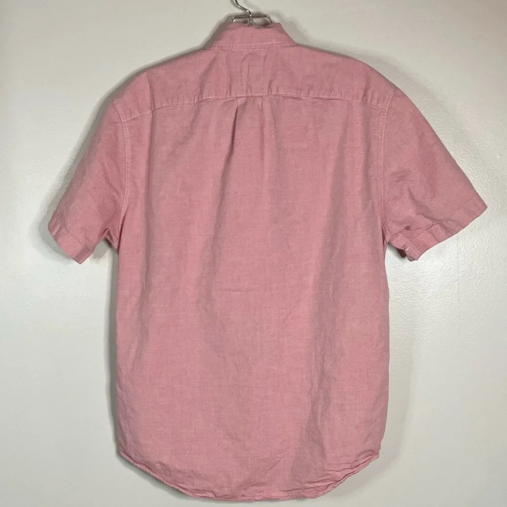 J. Crew Short-sleeve cotton oxford popover Sz S